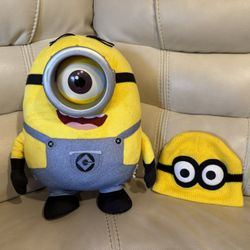 Minion Toy and Hat $10