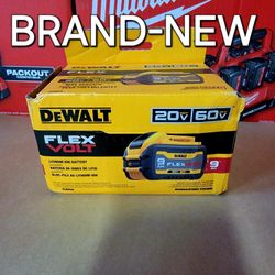 DEWALT
FLEXVOLT 20V/60V MAX Lithium-Ion 9.0Ah Battery