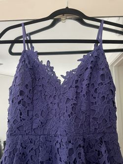 ASTR floral Lace Blue/purple/periwinkle Dress