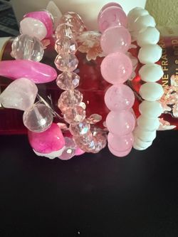 Hand Made Stretchy Bracelet Set
