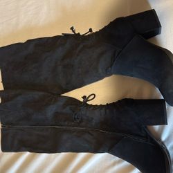 Knee High Black Boots 
