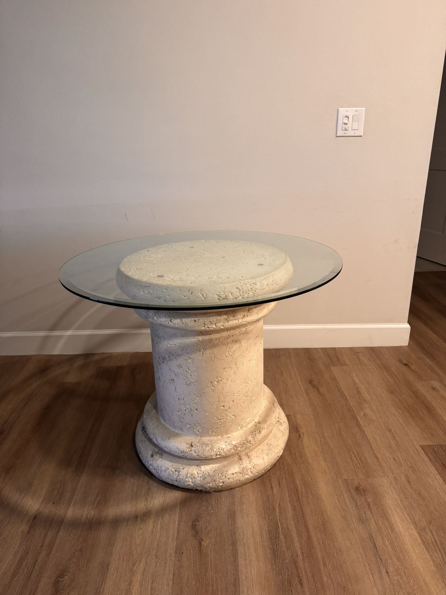 Round Glass Table