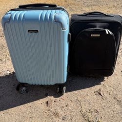 2 Rolling Suitcases 