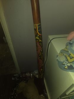 Didgeridoo instrument  hand painted wood