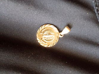 Gold plated charm