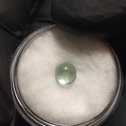 blue tourmaline cabochon 
