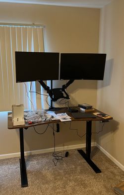 Dual Monitor & Laptop Stand