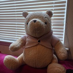 Walt Disney Co. Large 20" Classic Winnie The Pooh  RARE Jointed Plush