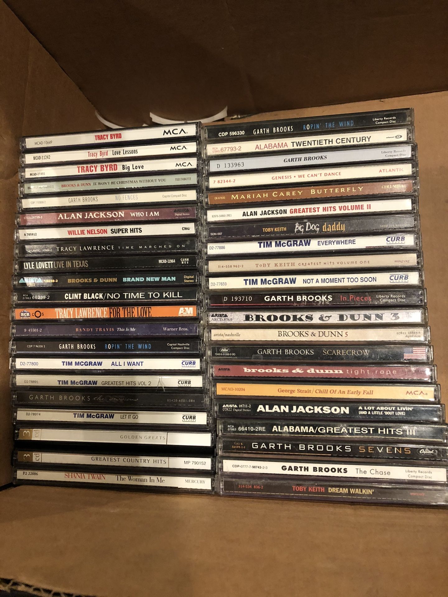 Lot of 41 CD’s CD - County - Garth Brooks, Tracy Byrd, Tim McGraw, Brooks & Dunn - and many more