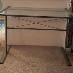 Small Glass Desk