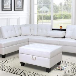 Same Day Delivery 💥SPECIAL] Pablo White Sectional | U5300

by Global

