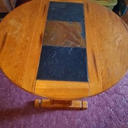 Drop leaf Table With 2 Chairs
