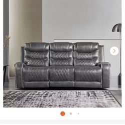 Leather Couch Set 