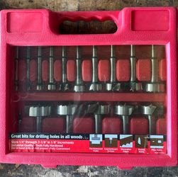 Set of 16 Hole Drill Bits