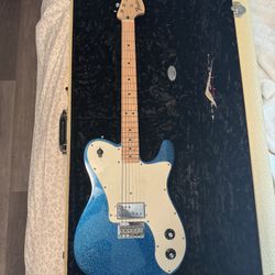 Squire Paranormal Esquire Deluxe w/upgrades and custom shop case