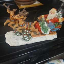 Santa In Sleigh