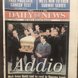 New York Daily News John Gotti June.16,2002-Great Ads-Complete-In GC-Never Read