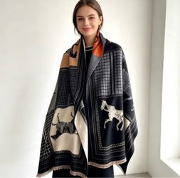 Ladies Faux Cashmere Scarves