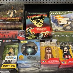 Disney, Funko Mixed Lot Action Figures - Stranger Things, Halo, Ghostbusters