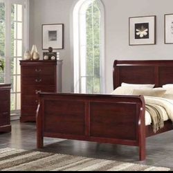 🔥Queen Bedroom Set Come 7 Pieces 🔥all Come In Box 📦 - Same Day Delivery 