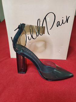 Wild Pair Dellie Ankle-Strap Pumps Vinyl