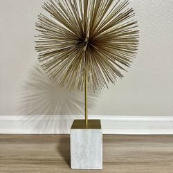 Golden sphere decor