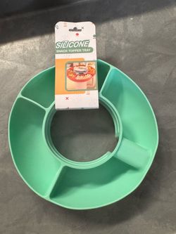 Silicone Snack Topper Tray