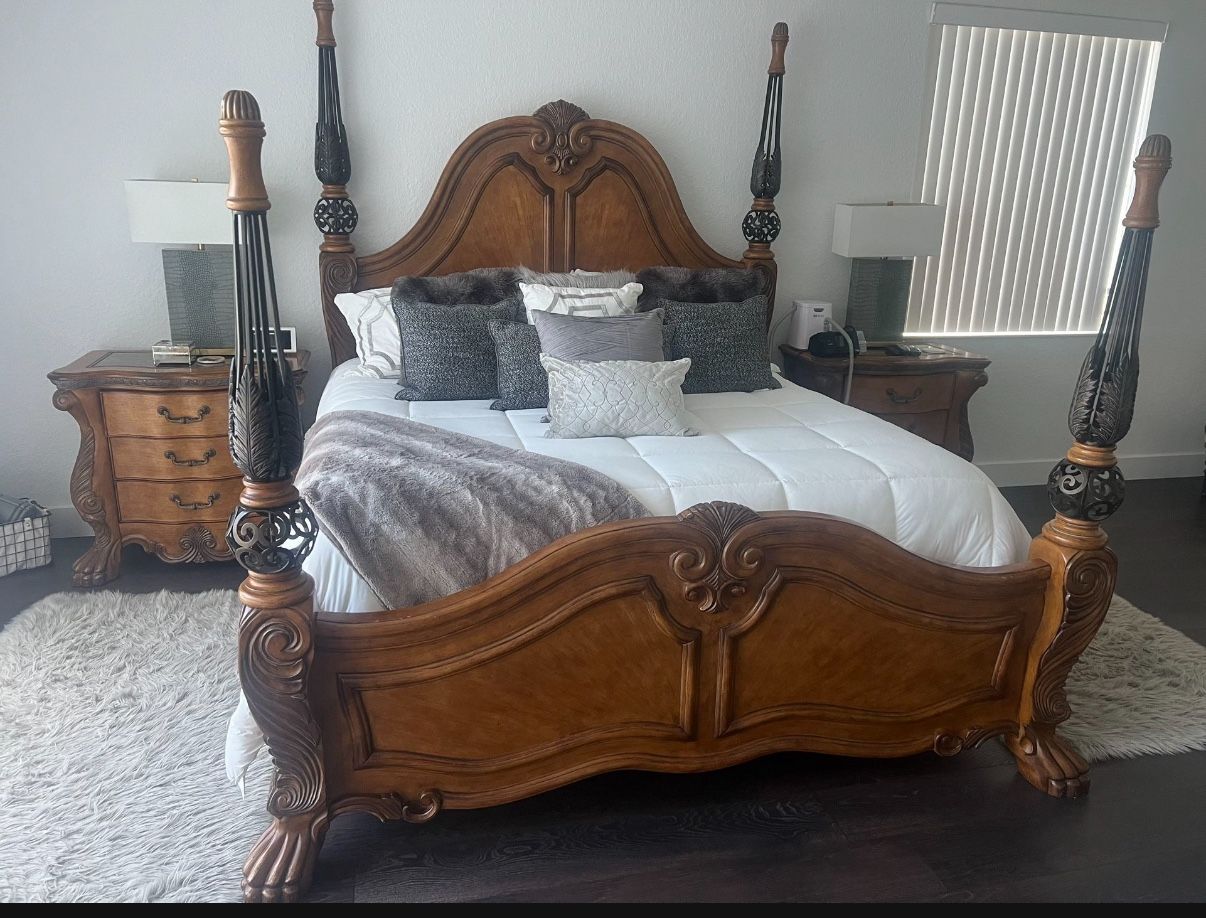 AICO Michael Amini Eden Collection – King Bedroom Set