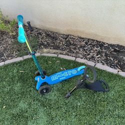 Micro Mini LED Scooter with Toddler Seat