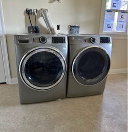 GE Smart Front Load Washer & Dryer Set