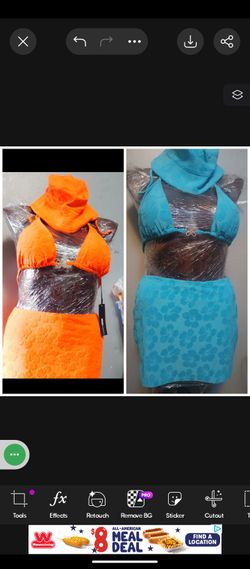 Fashion nova 4 piece swimsuits
