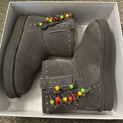 Bazo 1199 grey surfer bead ugg boots 