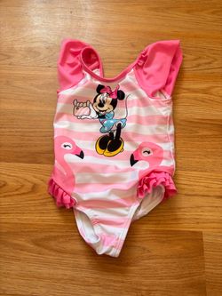 Minnie Mouse Girls One-Piece Swimsuit