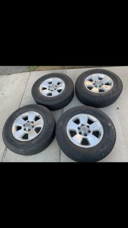 4 - 245/75r17 6x5.5 6x139.7 Trd Tacoma Tundra 4Runner Yukon Tahoe Wheels Rims Tires