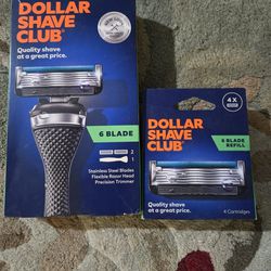 Men's Dollar Shave Club 6 Blade Razor & Cartridge Refills