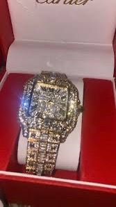 Women’s Cartier moissanite watch