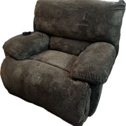 Grey Electric Recliner Chair