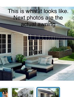 Awning motorized 17x10 free delivery