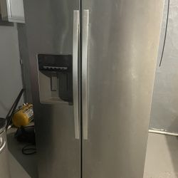 Stainless Steel Double Door Refrigerator