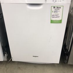 Whirlpool White Dishwasher