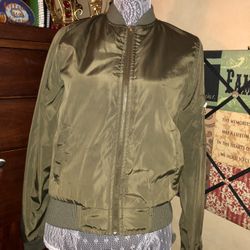 Olive Green Bomber Jacket s