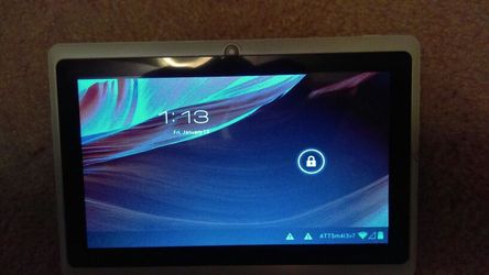 Tablet with Bluetooth keyboard