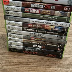 15 Xbox 360 Games 