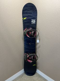Ride Fever 144cm Snowboard and Rode Sigma Bindings