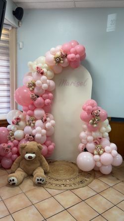 Pink Babyshower It’s A Girl Teddy Bear Theme