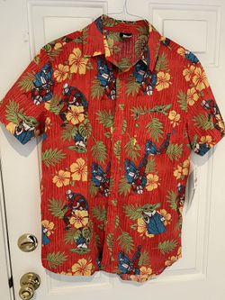 Disney Star Wars Mandalorian Button Up Shirt