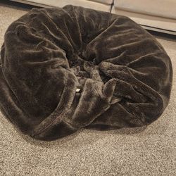 Pottern Barn Teen Brown Fur Bean Bag