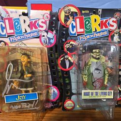 Jay and Silent Bob Clerks Signed Figures