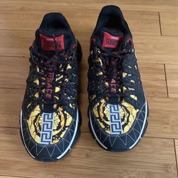Versace - Black and Gold Trigreca Sneakers