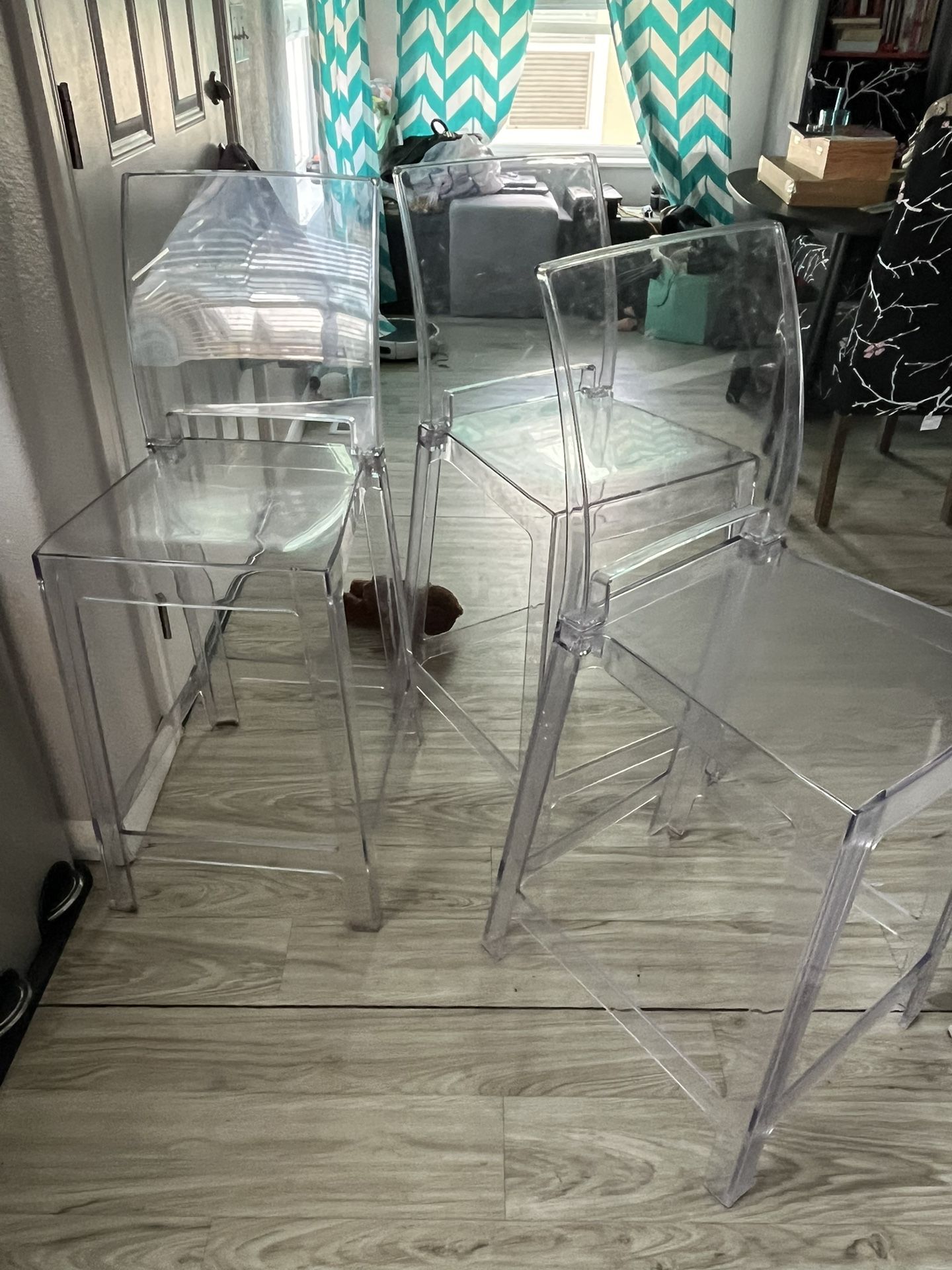 Clear Counter Height Chairs